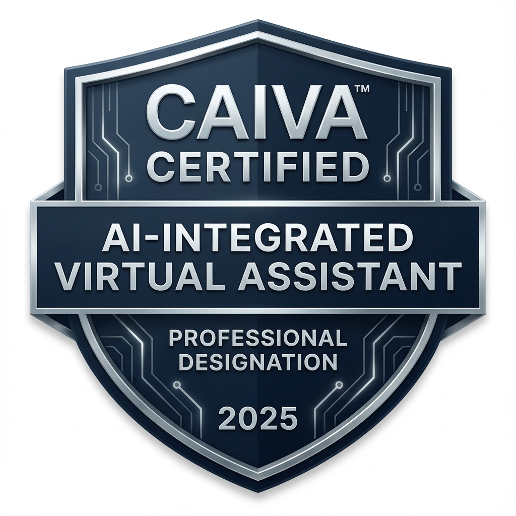 Certified AI-Integrated Virtual Assistant Badge